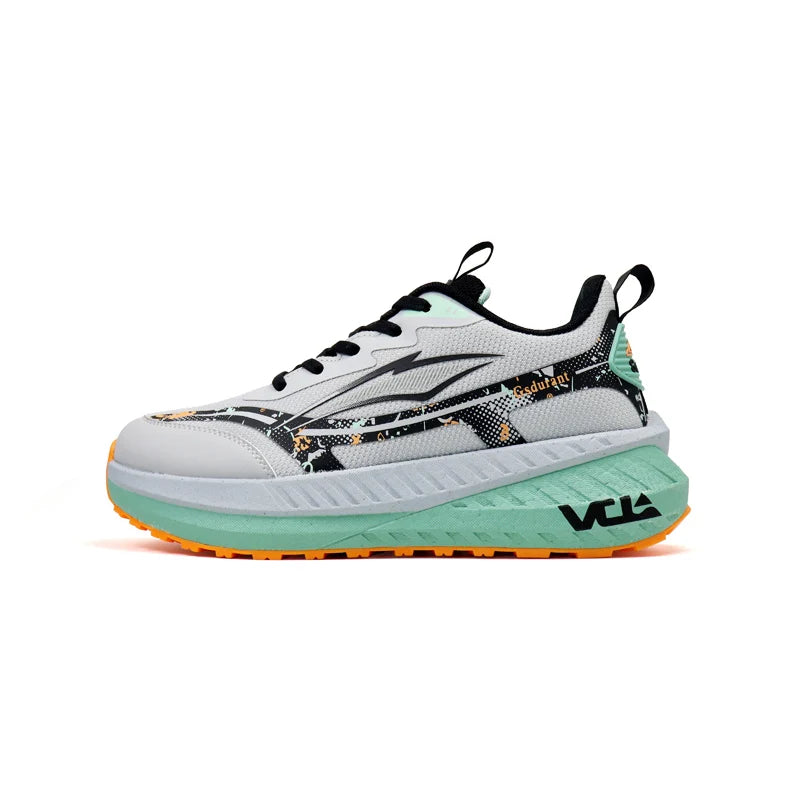 Men Sports Shoes Breathable Mesh Lightweight Outdoor Fitness Shoes New Thick Soled Fashionable Lace Up Jogging Shoes for Men