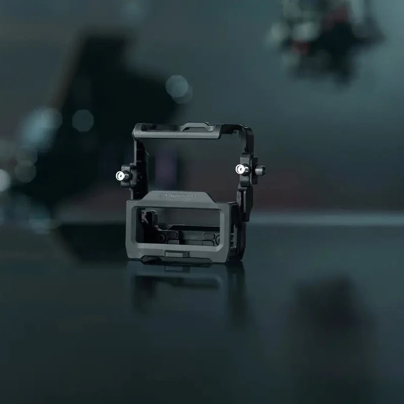 DJI SDR Transmission 2 Transceiver Cage Provides protection, mounting points, and cable clamps