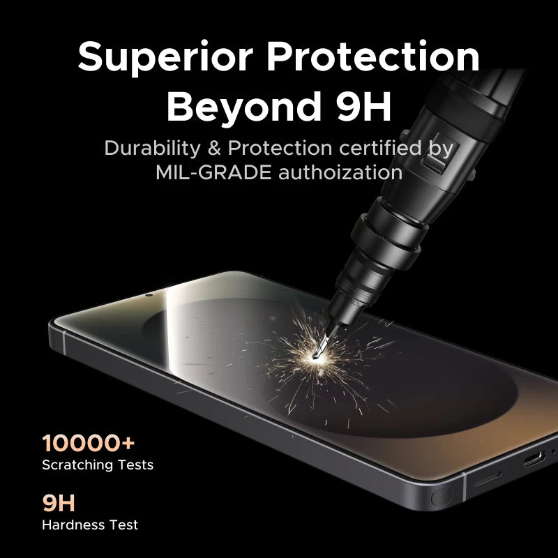 UGREEN 1 or 2PCS Auto Dust-free Glass Screen Protector for Samsung Galaxy S26 Ultra Glass Film S26 Ultra Protective Films 2026