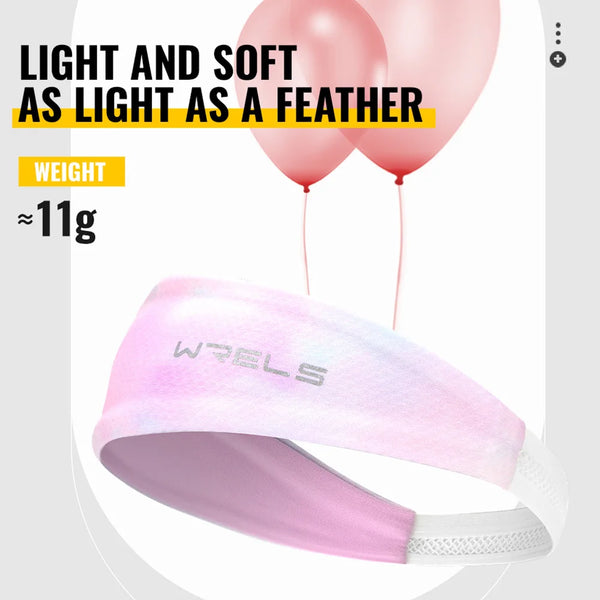 WRELS Kids Headband Children Sweatband Soft Cotton Non Slip Breathable Elastic Boys Girls Soccer Basketball Athletic Hair Band
