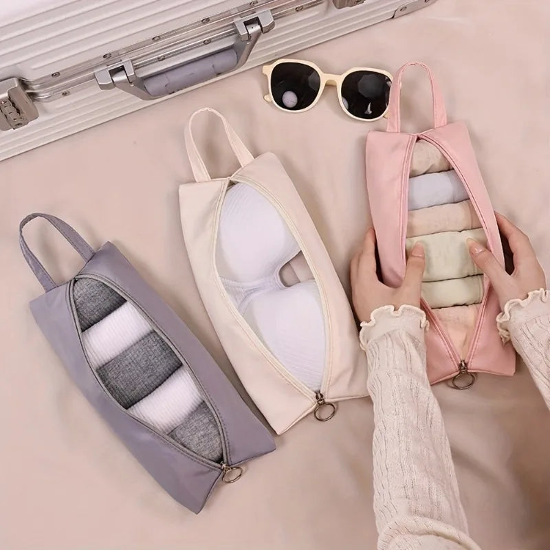 1pc Underwear Storage Bag, Travel Organizer Pouch, Portable,for Bras, Panties, Socks, and Tank Tops, Travel storage bag.