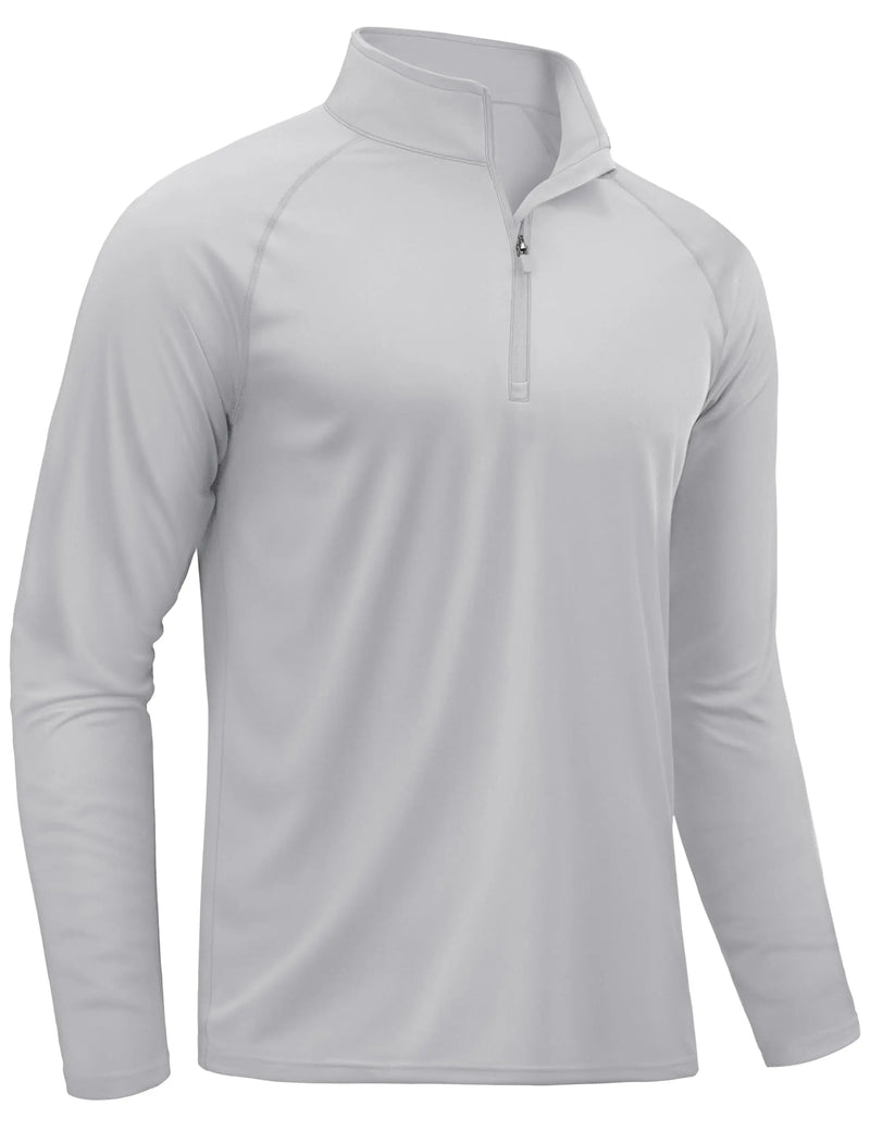 TACVASEN UPF50+ UV Protection T-Shirt Mens Lightweight Long Sleeve Quick Dry Fishing Shirt Outdoor Hiking Workout Rash Guards