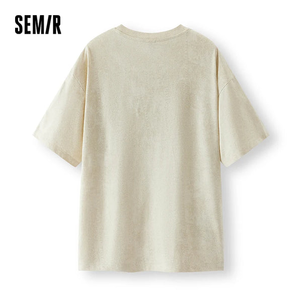 អាវយឺតបុរស Semir ឆ្នាំ ២០២៦ ខោខូវប៊យដូចបាទីក បោះពុម្ពលើអាវកមូលរលុង ម៉ូដធម្មតា ទន់ មានផាសុកភាព
