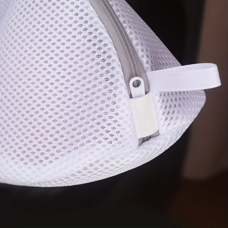 1PC Semicircular Bra Laundry Bags, for Underwear, Socks Prevents Tangling, Deformation, Abrasion, Protects Clothes, 2 Colors Opt