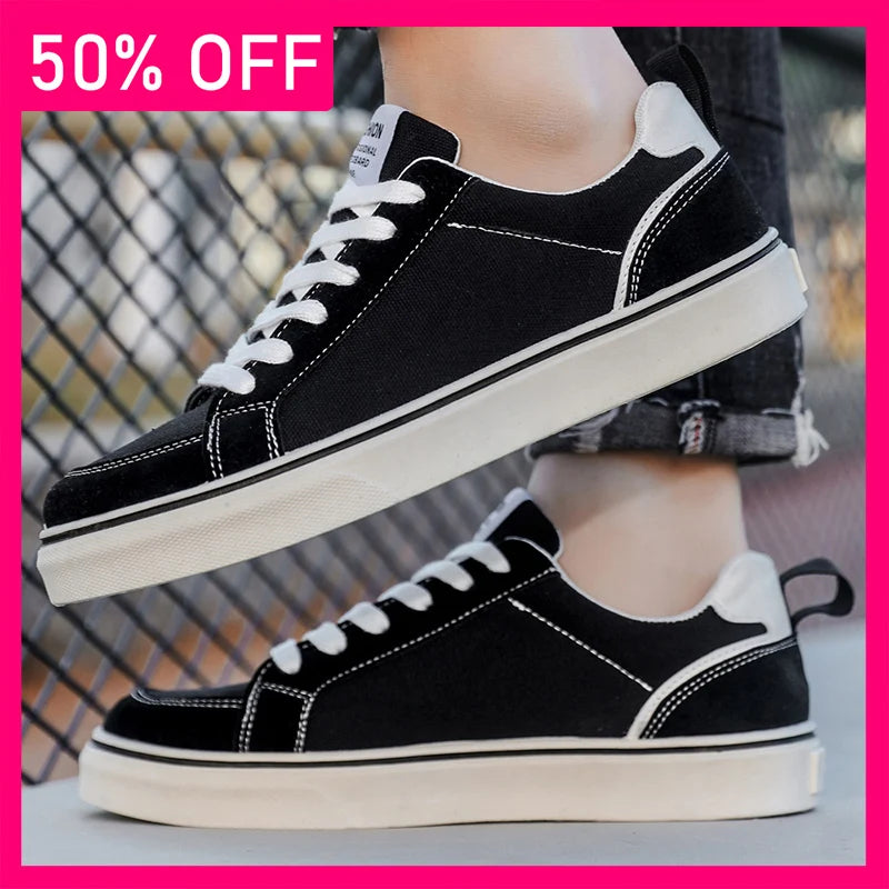 Men Board Shoes Summer New Breathable Versatile Soft Sole Comfortable Daily Casual Shoes Lightweight Youth Walking Shoes for Men