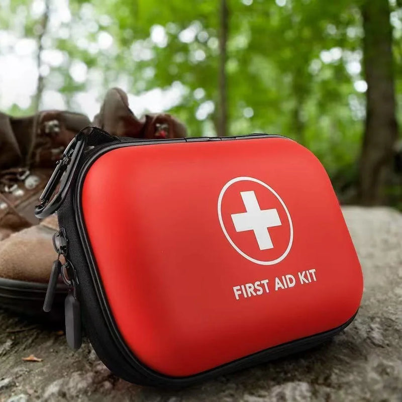 PU Waterproof First Aid Kit Portable Multifunctional Zipper Medical Bag Medicine Storage Organizer for Home Outdoor Travel Campi