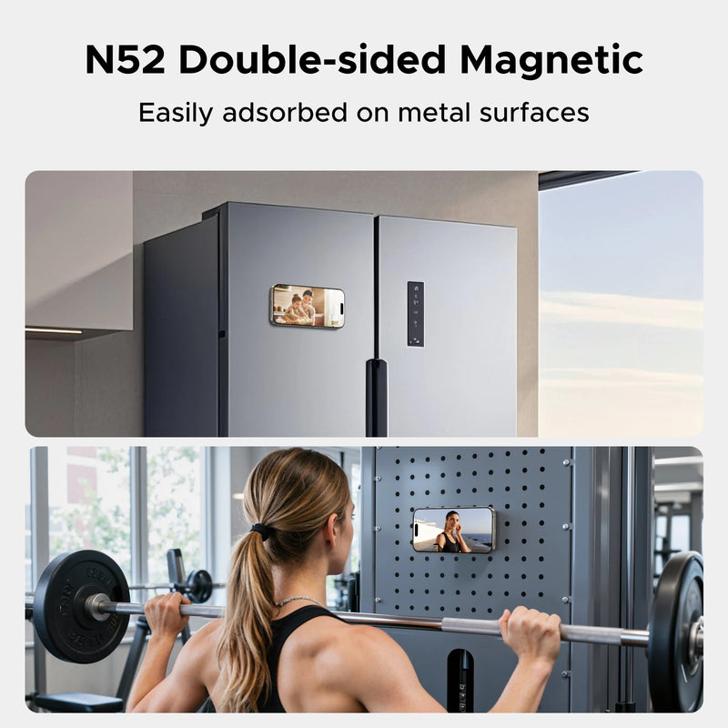 UGREEN Double-Sided Magnetic Phone Ring Holder 360°Rotation Phone Stand For Strong Magsafe iPhone 17 16 15 ProMax Xiaomi Samsung