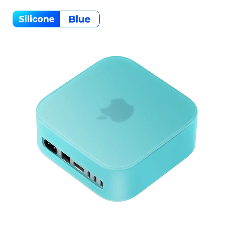 ORICO Mini Case for Mac Mini M4/M4 Pro is an easy-to-install  wear-resistant waterproof silicone case