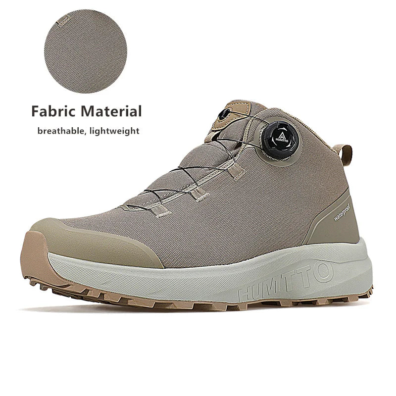HUMTTO Hiking Shoes Winter Camping Men's Sports Shoes for Men Breathable Trekking Boots Man 2024 Leather Outdoor Safety Sneakers