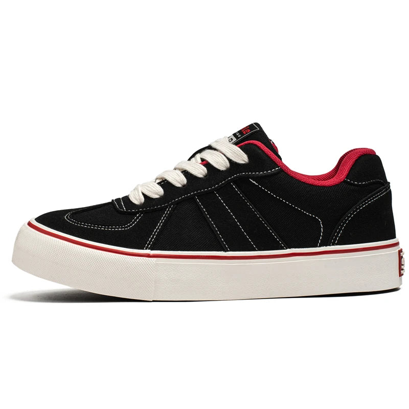 Men's canvas casual shoes four seasons new breathable light soft-sole comfort tide bread shoes outdoor walking sports board shoe