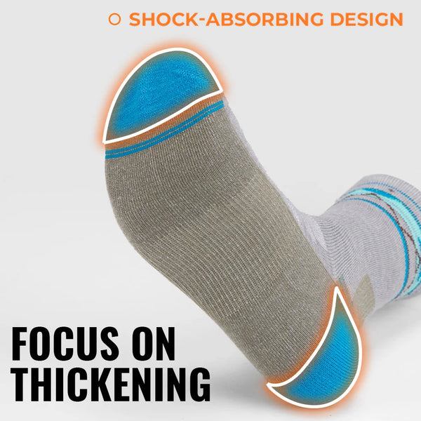 WRELS 1/2/3pairs Merino Wool Socks Thermal Warm Winter High Elastic Thick Hiking Socks Moisture Absorption Wool Sports Socks