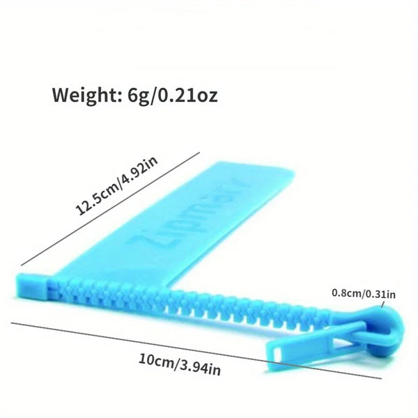 3pcs Innovative Zipper-Shaped Bookmark - Durable Plastic, Perfect for Everyday Office Use, Random colors, Bookmark