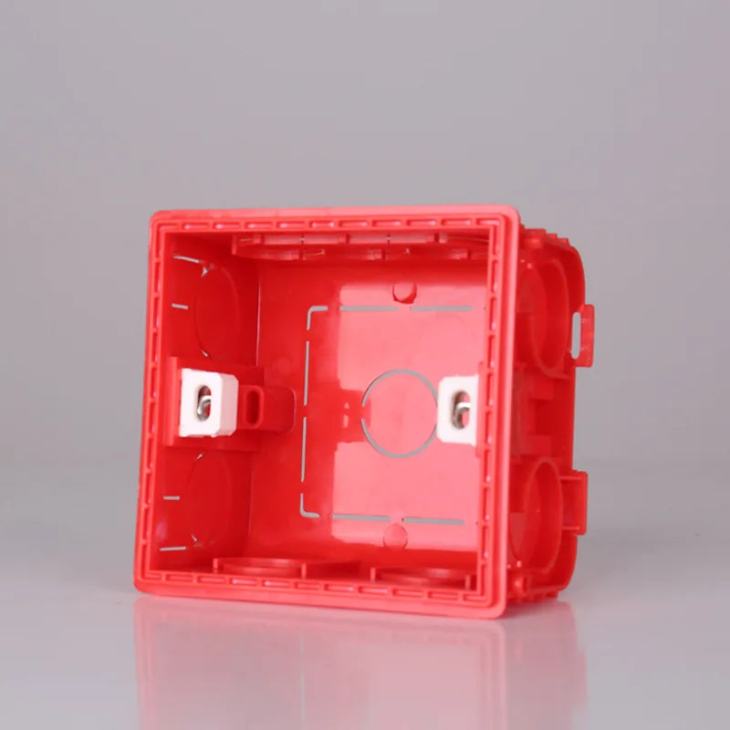 Depoguye Model 86 square recessed inner mounted plasterboard junction box Wall switch socket bottom box is suitable for EU UK