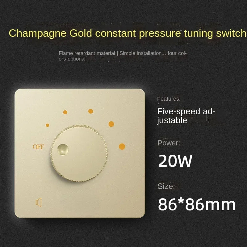 Constant pressure horn adjust volume switch, background music sound control switch controller, sound control knob horn regulator