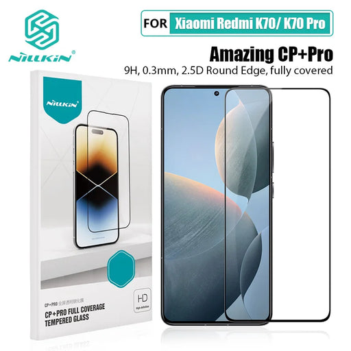 For Xiaomi Redmi K70 Pro Tempered Glass NILLKIN CP+PRO / H+PRO Anti-Explosion Fully Screen Protector For Redmi K70 CP Plus PRO