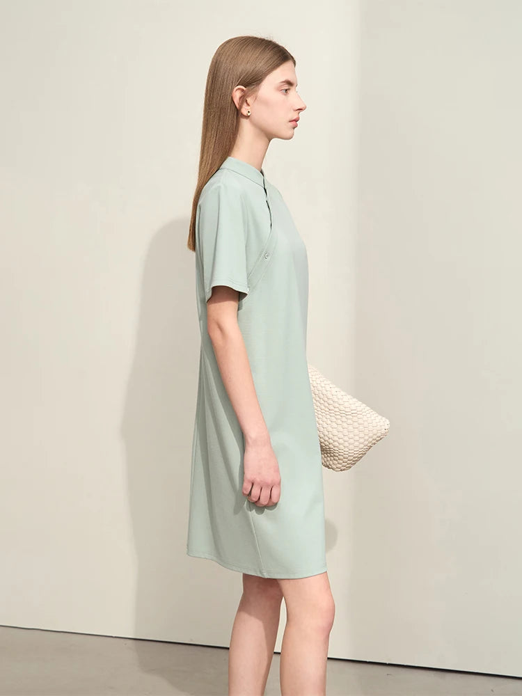 រ៉ូបរដូវក្តៅ Amii Minimalism សម្រាប់ស្ត្រីឆ្នាំ ២០២៦ ឆើតឆាយ រចនាបថចិនថ្មី ឆុងសាំ ប៉ាក់ដោយក្រណាត់រលុង រ៉ូបបែប Retro សម្លៀកបំពាក់ស្ត្រី ១២៤២២០១៨