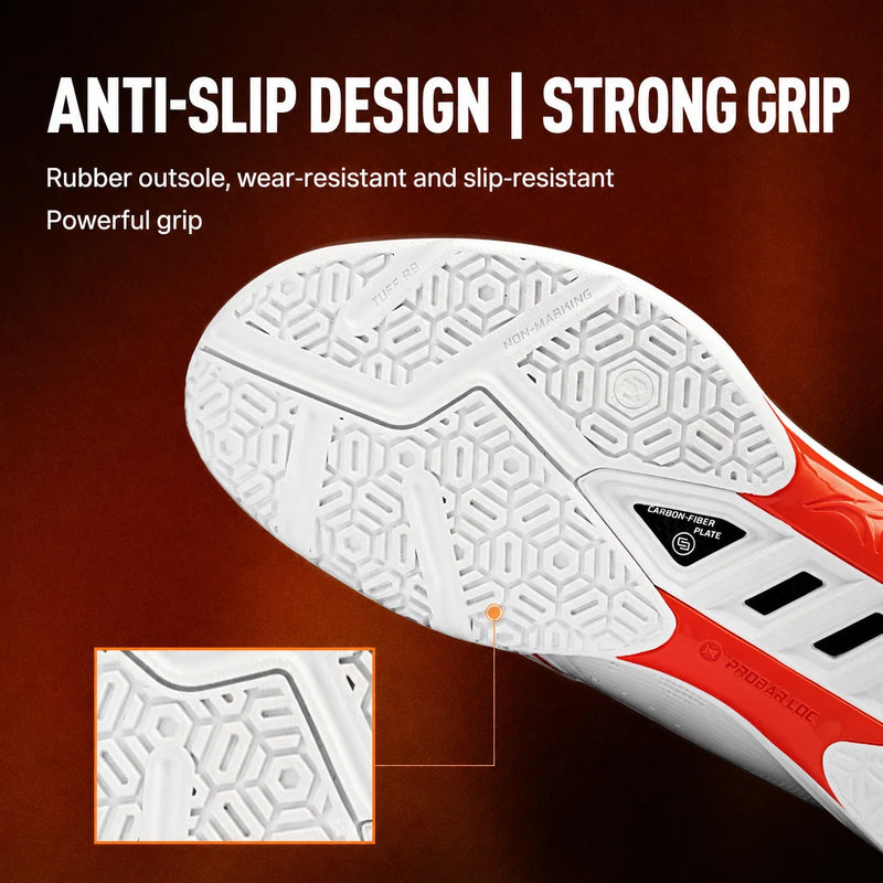 ស្បែកជើងវាយសី Li-Ning Unisex Halbertec 2.0 BOOM Shock Absorption Rebound LiNing Professional Competition Shoes AYZU019
