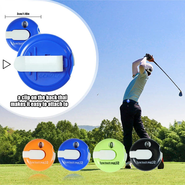 Golf Hat Clip Scorer One Click Zeroing Glove Clamp Counter  SC005
