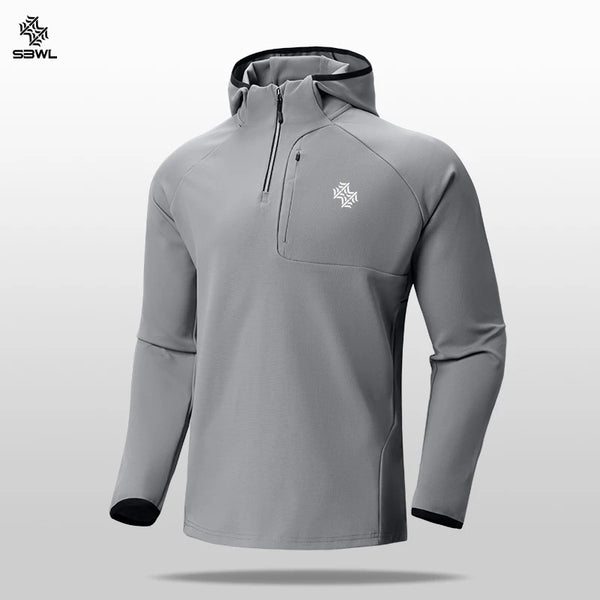 SBWL Man Autumn Winter Outdoor Sports With Warm Comfortable Long Sleeve Shirt Fashion High Quality Base Long Sleeve Tshirt Tops