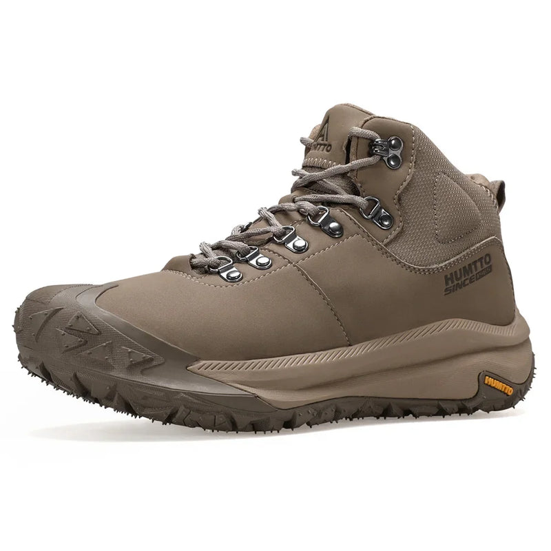 HUMTTO Keep Warm Hiking Shoes for Men Non-slip Trekking Boots Breathable Outdoor Men's Sports Shoes Winter Designer Sneakers Man