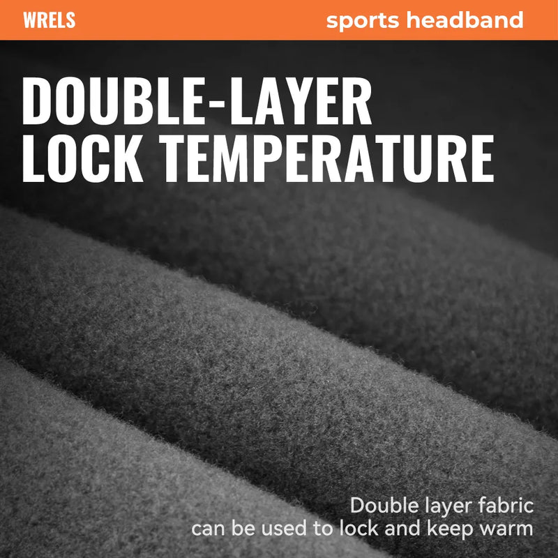 WRELS Ear Warmers Headband Windproof Sweat Wicking Cold-Proof Ear Covers Ski Sport Headband Men Women Outdoor Running Hair Band