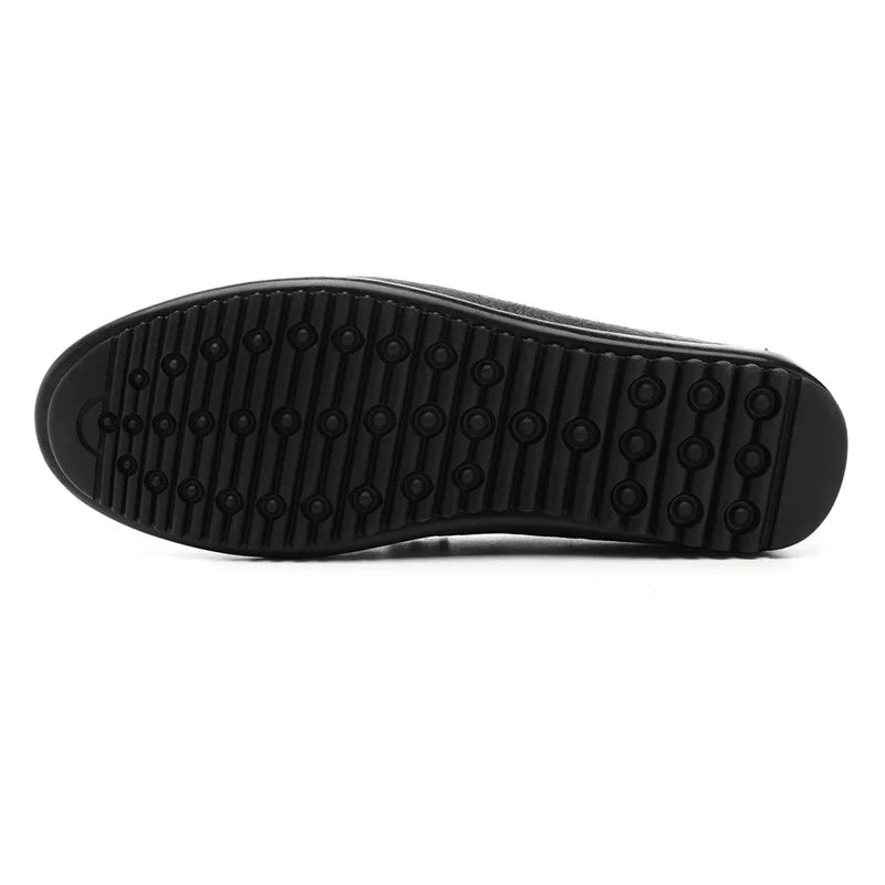 Slip On Casual Leather Shoes Men Loafers Flats Spring Autumn Men's slip-ons Mocasines Hombre Luxury Brand Designers