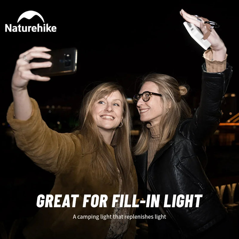 Naturehike New Camp Light Portable Emergency Lighting LED Light Multi-functional Rechargeable Outdoor Hiking Camping Light