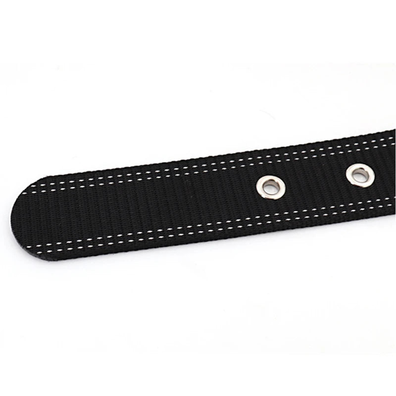 2026 Buckle Engraved with Eagle Nylon Belt Men's Outdoor Tactical Belts Pin Buckle Versatile Jeans Canvas Cinturon Men Waistband