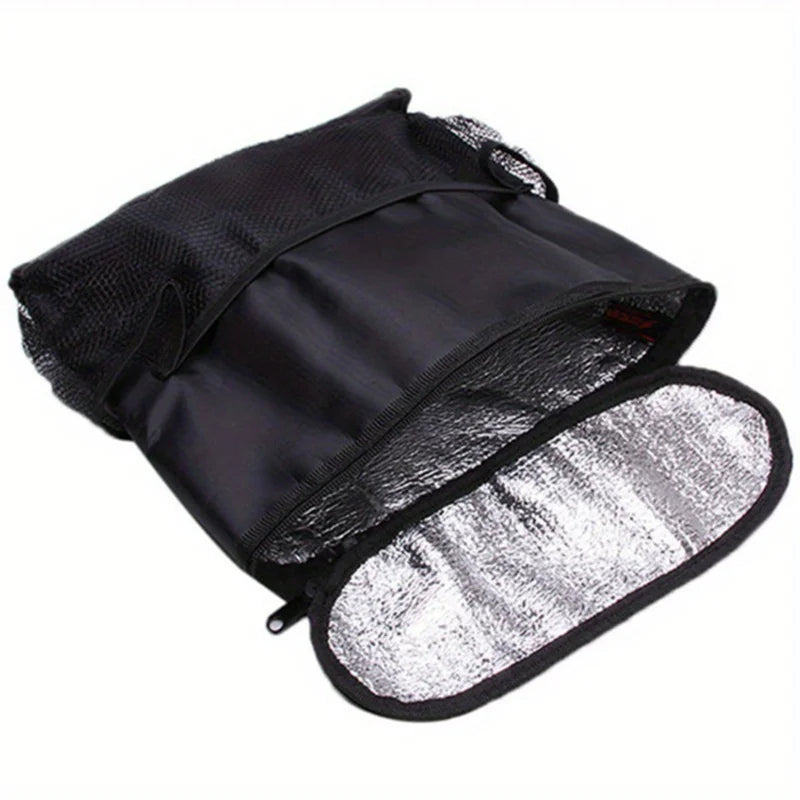 1pc Auto Seat Back Multi-Pocket Ice Pack Bag,Hanging Organizer Collector Storage Box Car Interior Accessories,Car Organization.