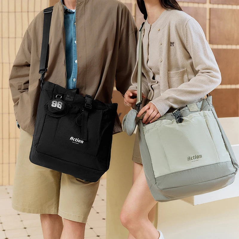 Semir Men Tote Bag 2025 Multi Function Shoulder Crossbody with Large Capacity for Outdoor Urban Couples Travel Look
