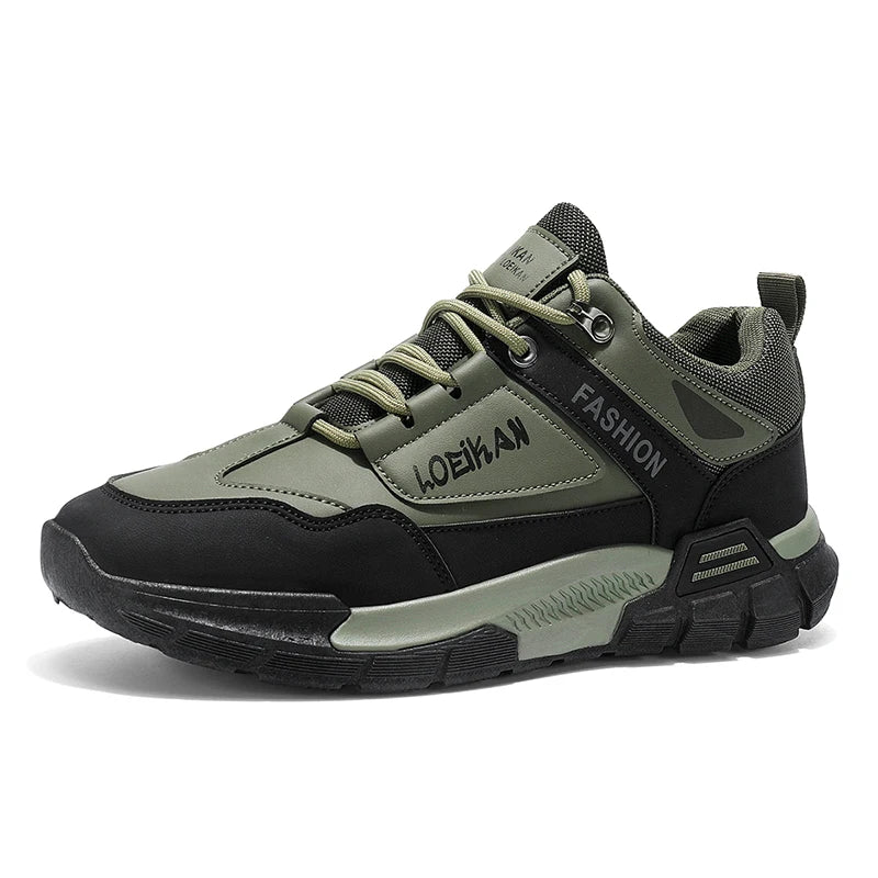 Men's casual sports shoes four seasons new soft-sole anti-slip comfort work shoes outdoor fashion breathable running sneakers