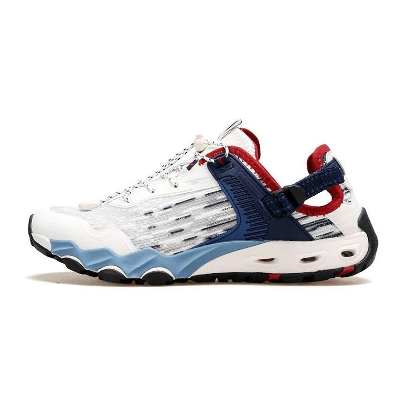 HUMTTO Mens Upstream Shoes Outdoor Trekking Wading Aqua Shoes Breathable Mesh Quick drying Waterproof Sneakers Big Size Hiking