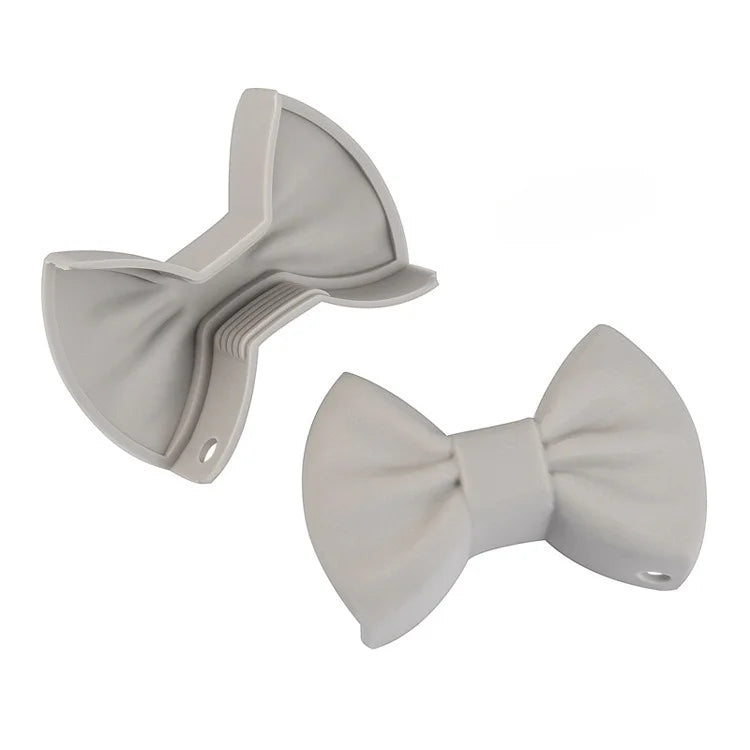 1pair Creative Cartoon Bow Non-Slip Kitchen Clip, Safe And Harmless When Cooking Foods, Preventing Accidental Slips
