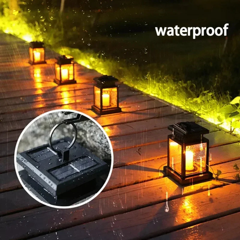 ភ្លើងសូឡា ភ្លើងខ្សែ LED ក្រៅផ្ទះ ចង្កៀងការពារទឹក ចង្កៀងព្យួរសួនច្បារ ភ្លើងតុបតែងទេសភាពក្រៅផ្ទះ ភ្លើងសួនច្បារ យានដ្ឋាន ទីធ្លាផ្ទះ