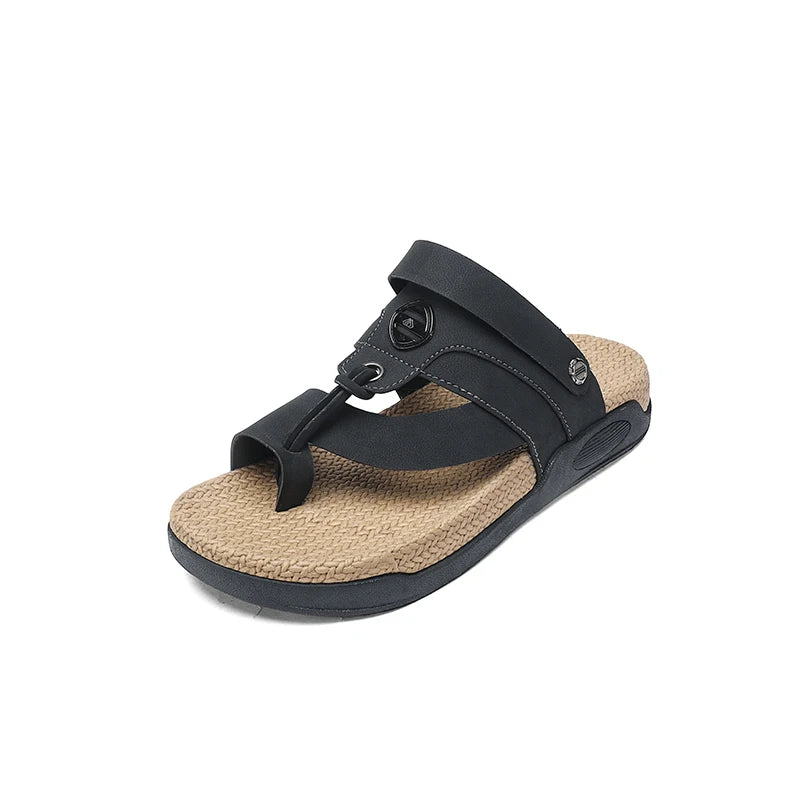 Men's slides Flip-flops Sandals summer new anti-slip outdoor comfort soft-sole non-slip light fashion casual walking beach shoes