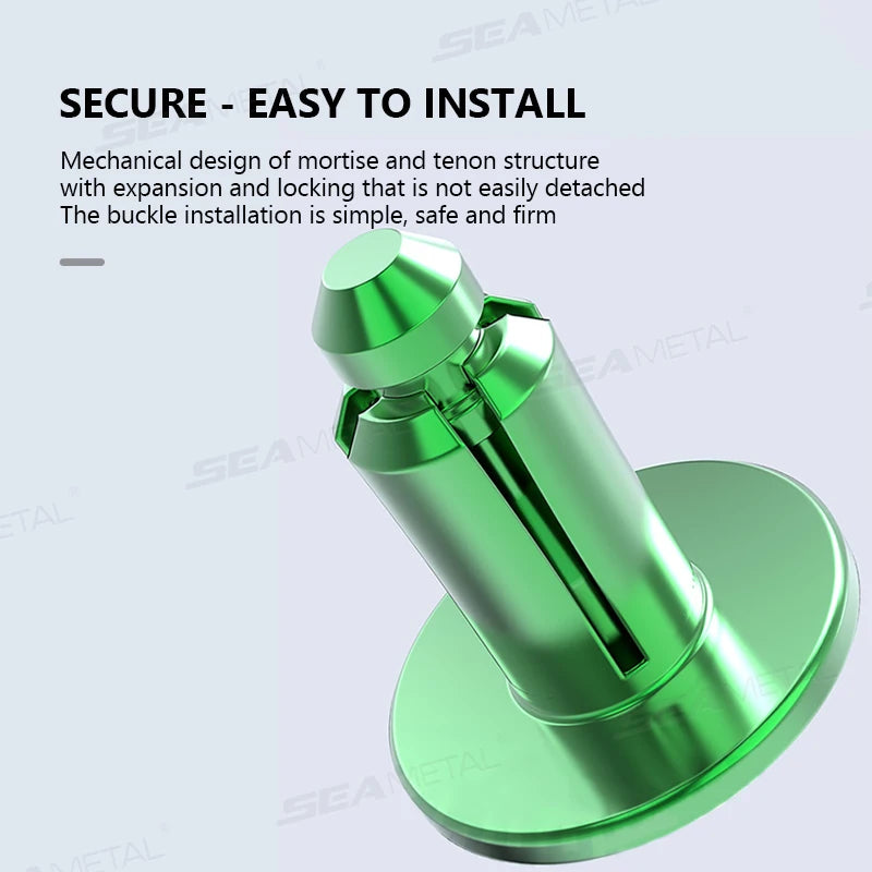 SEAMETAL 5/10PCS 6mm Motorcycle Expansion Buckle Aluminum Alloy Electric Vehicle Screw Nuts for Replacing Shell Buckle Accessory