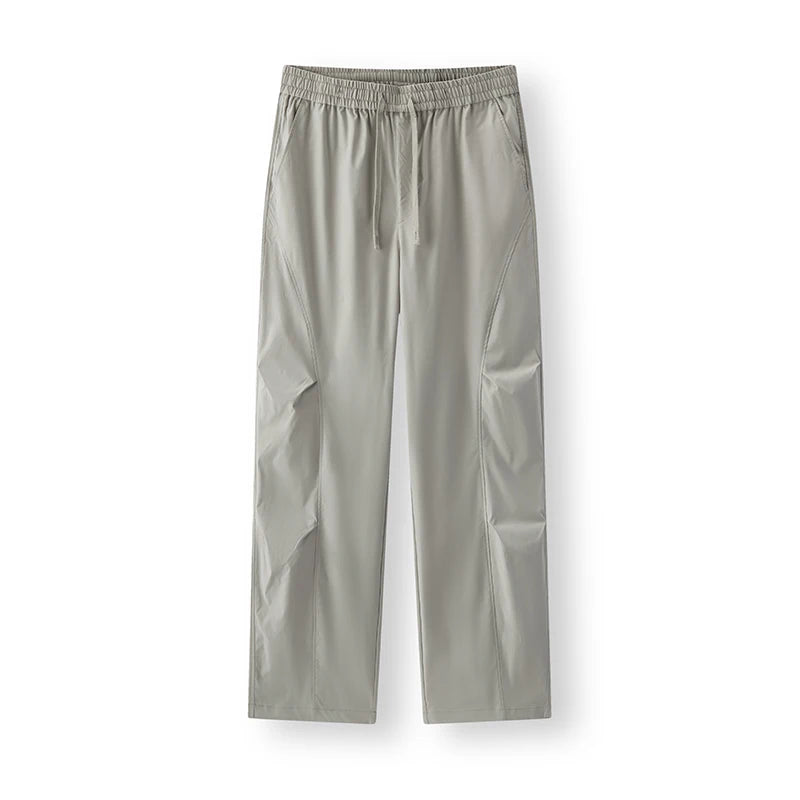 Semir Men Pants Crinkled 2026 Outdoor Workwear Parachute Solid Straight Urban Casual Everyday Style Soft Comfortable Daily Wear