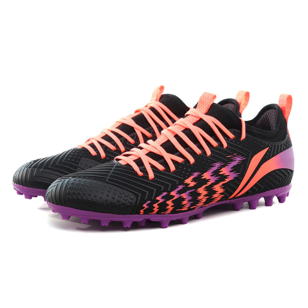 ស្បែកជើងបាល់ទាត់បុរស Li-Ning AG Ground ខ្យល់ចេញចូលបានល្អ ស្បែកជើងបាល់ទាត់កីឡា ស្បែកជើង LINING ស្បែកជើងប៉ាតាពាក់បាន YSFU015