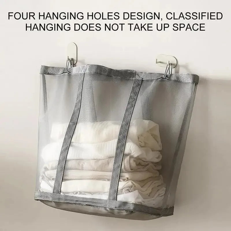 1pc Laundry Hamper,Foldable Dirty Clothes Storage Bag,Portable, Freestanding Hamper for Bedroom,Laundry Room, Bathroom.