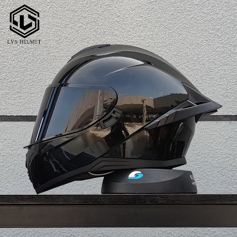 ABS Full Face Motorcycle Helmet Winter Warm Windproof Ventilated EPS Liner Quick-Release Buckle for Men Women