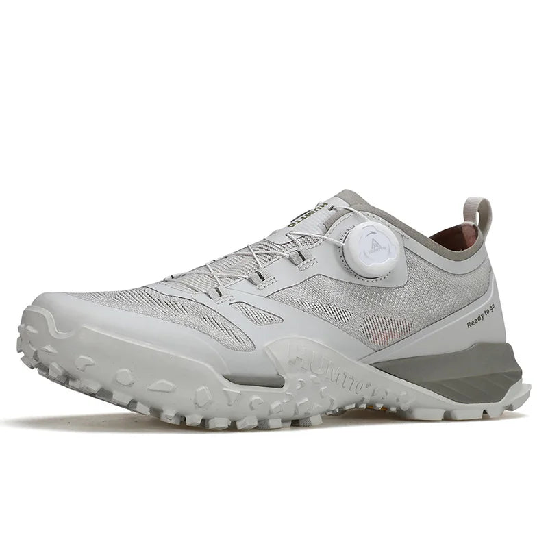 HUMTTO Hiking Shoes Summer Camping Men's Sports Shoes for Men Breathable Trekking Boots Man 2025 Leather Outdoor Safety Sneakers