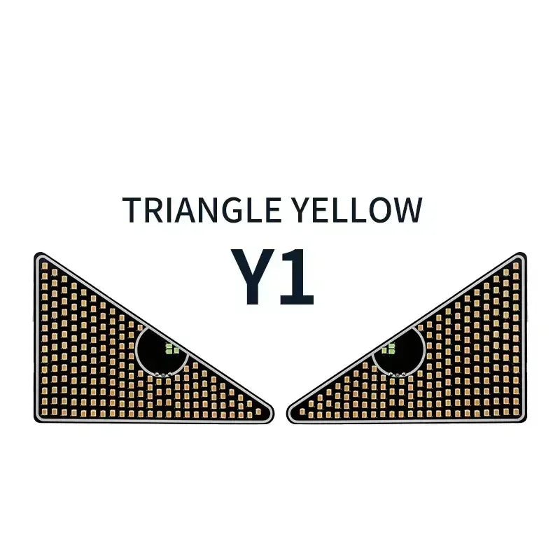USB Dynamic Devil Eyes Light Car Windshield Dynamic LED Matrix Panel Screen Light for Car Truck Window Decor Lighting
