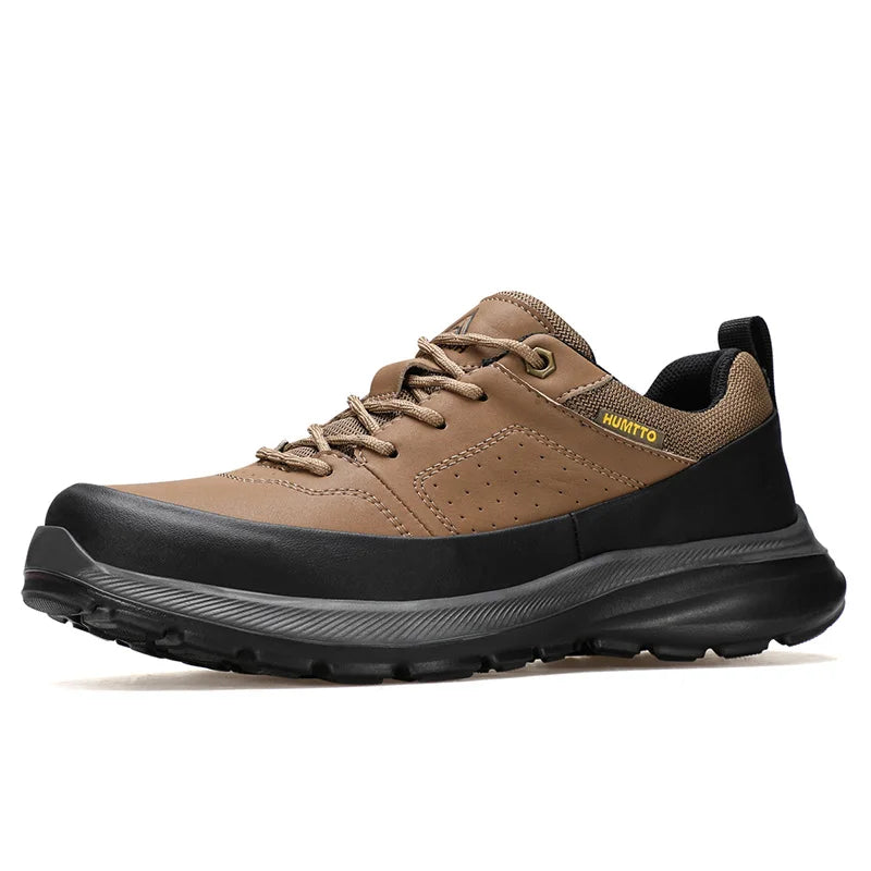 HUMTTO Winter Walking Shoes Breathable Shoes for Man Non-slip Outdoor Sneaker Designer Men's Sports Shoe Leather Casual Sneakers