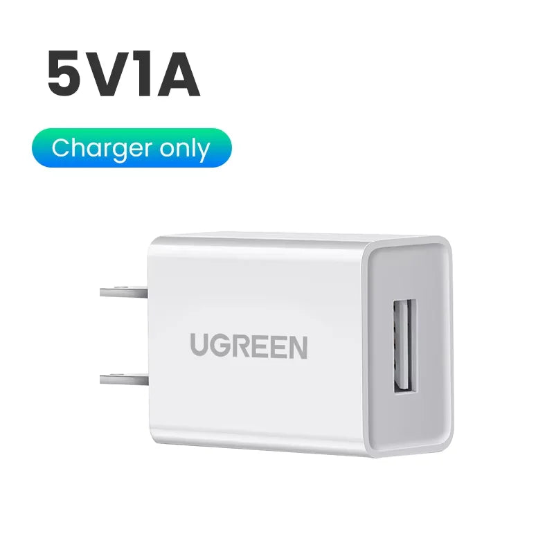 【US Plug】UGREEN 5V 1A USB Charger for iPhone 18 17 16 Pro Max Fast Wall Charger for Samsung S26 Xiaomi Mobile Phone Charger