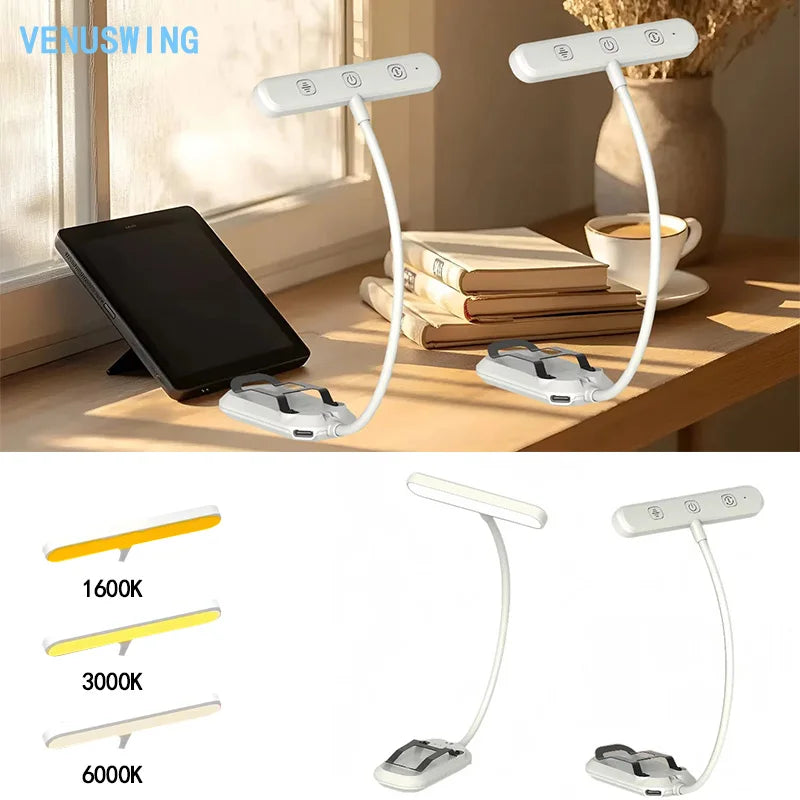 ភ្លើង សៀវភៅ LED 25/20 ភ្ជាប់ ជាមួយ នឹង ខ្សែ ភ្លើង 5 ពន្លឺ ចង្កៀង ក្បែរ គ្រែ 360 ដឺក្រេ ភ្លើង ក្បាល ហ្គោស ចល័ត សម្រាប់ ប្រើ ពេល យប់ មិន ភ្លឹបភ្លែតៗ ភ្លើង ថែរក្សា ភ្នែក