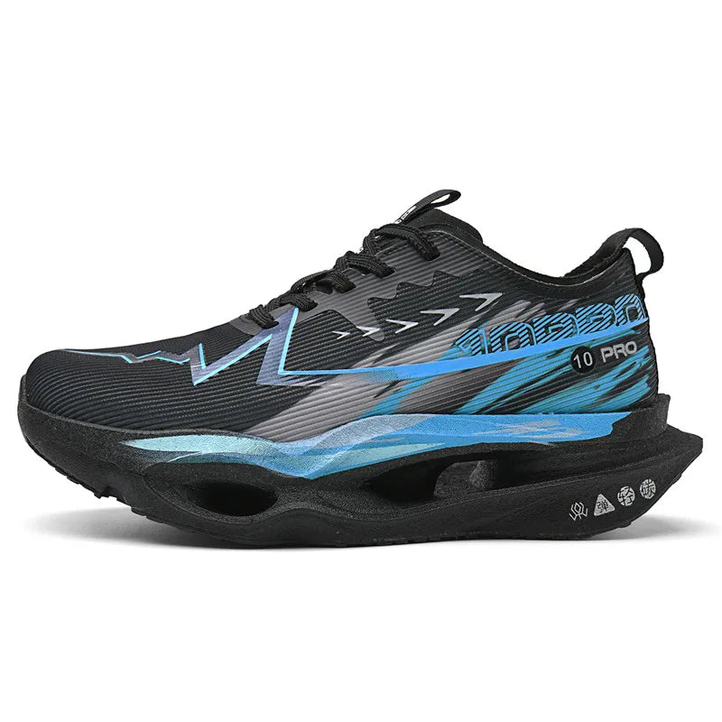 Unisex Sports Shoes Fashionable Mesh Breathable Outdoor Running Shoes Soft Sole Shock-absorbing Anti Slip Training Shoes for Men