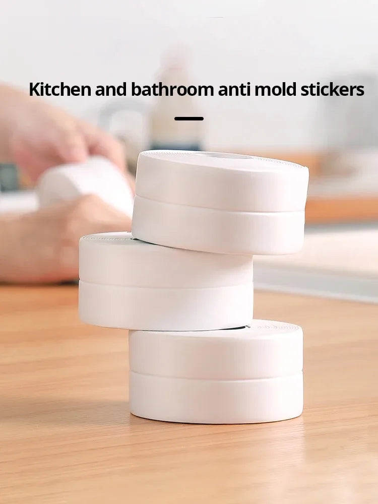 Kitchen and Bathroom Sink Gaps, Beautiful Seams, Toilet Seat Stickers, Wall Corner Sealing Strips, Adhesive Strips