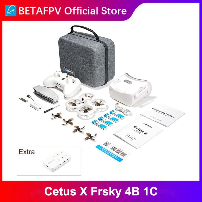BETAFPV Cetus X FPV Kit Brushless FPV Quadcopter ឧទ្ធម្ភាគចក្រ RC ប្រណាំងក្នុងផ្ទះ យន្តហោះ RC