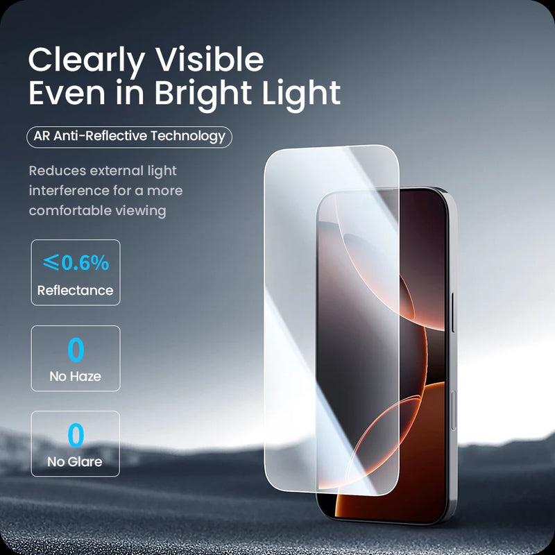 NILLKIN For iPhone 16 Pro Max Screen Protector H+Pro AR Clear 3D Tempered Glass Film for iPhone 16 Pro Glass Film With Tool