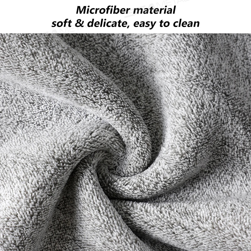 SEAMETAL 5/10pcs Microfiber Cleaning Cloths Lint Free Car Cleaning Towel Cloths Reusable Towels Absorbent for Car Home Cleaning